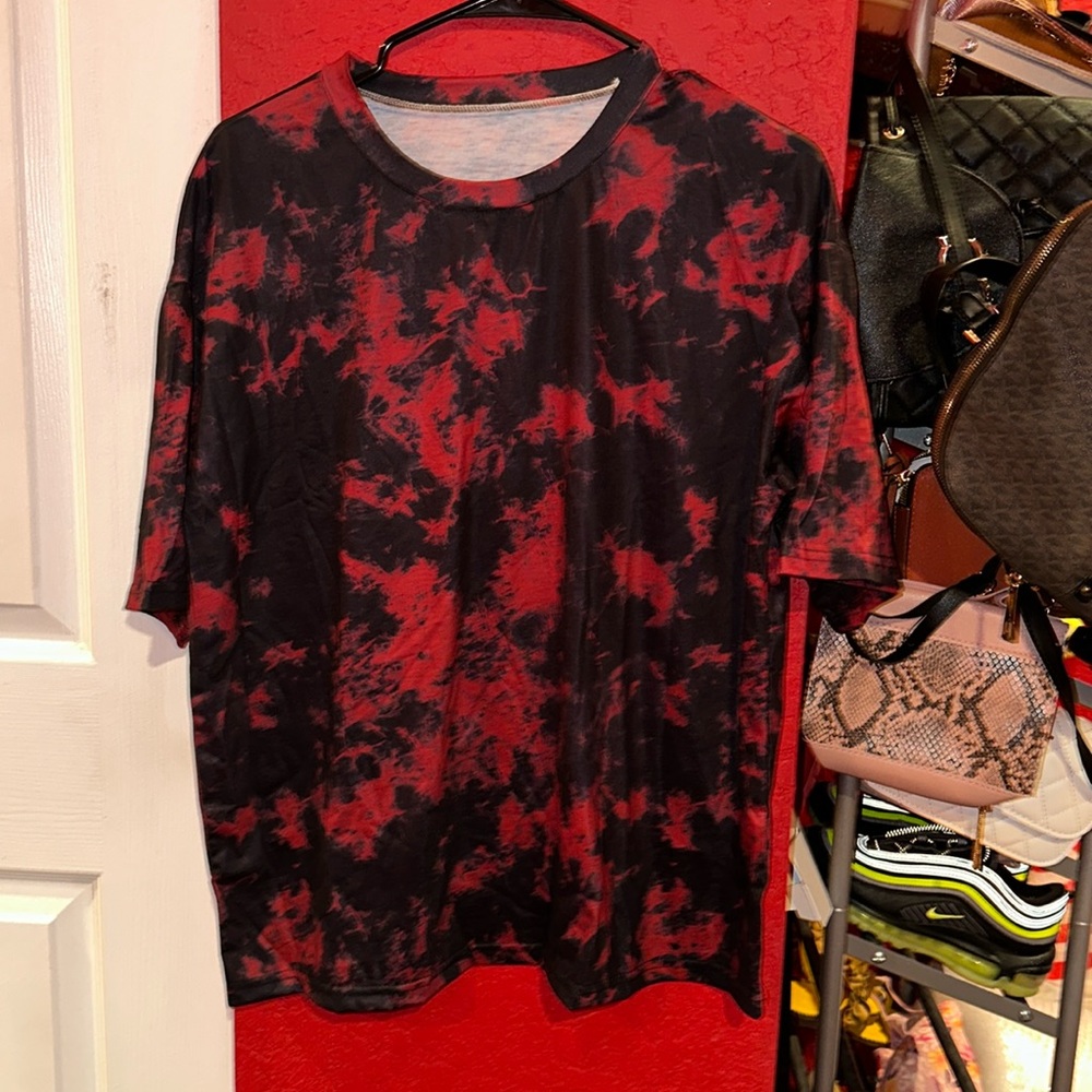 SHEIN tie dye baggie tshirt